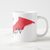 Batman Handwritten Bat Logo Extra Grote Beker (Rechts)