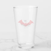 Batman Handwritten Bat Logo Glas (Achterkant)