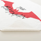 Batman Handwritten Bat Logo Sherpa Deken (3/4)