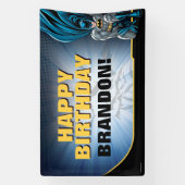 Batman | Happy Birthday Banner (Verticaal)