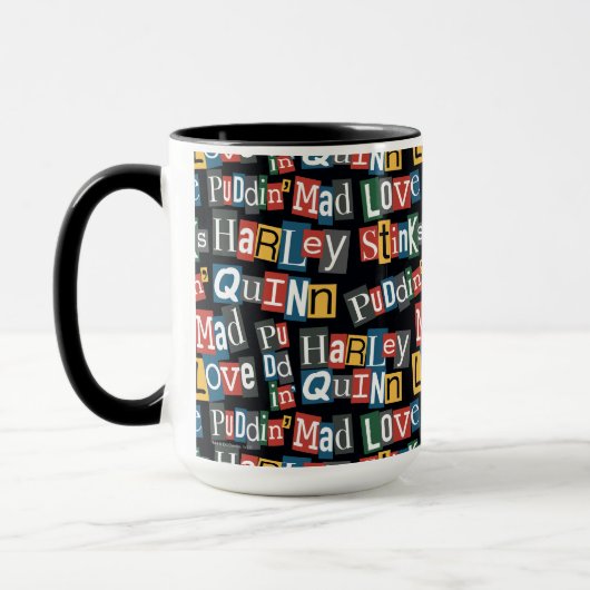 Batman | Harley Quinn Ransom Note Style Patroon Mok (Links)