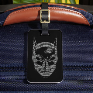 Batman Head Mantra Bagagelabel