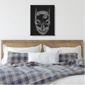 Batman Head Mantra Canvas Afdruk (Insitu (Slaapkamer))