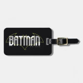 Batman Hi-Tech Naam Graphic Bagagelabel (Voorkant horizontaal)