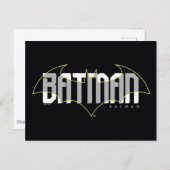 Batman Hi-Tech Naam Graphic Briefkaart (Voorkant / Achterkant)