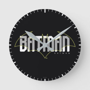 Batman Hi-Tech Naam Graphic Ronde Klok