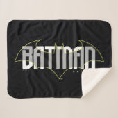 Batman Hi-Tech Naam Graphic Sherpa Deken (Voorkant (horizontaal))