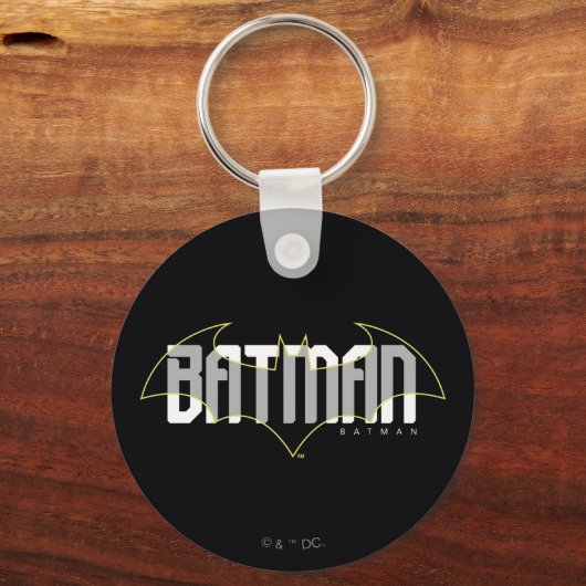 Batman Hi-Tech Naam Graphic Sleutelhanger (Voorkant)