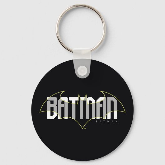 Batman Hi-Tech Naam Graphic Sleutelhanger (Achterkant)