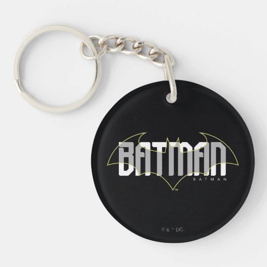 Batman Hi-Tech Naam Graphic Sleutelhanger (Voorkant)