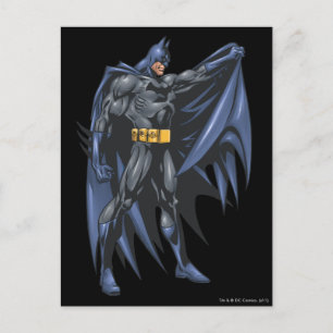 Batman houdt cape-side briefkaart