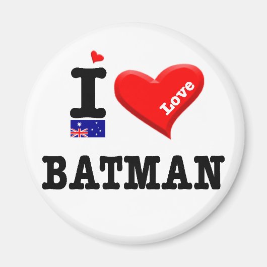 BATMAN - I Love Magneet (Voorkant)
