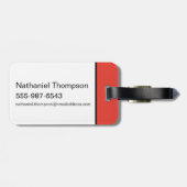 Batman Ink Brush-naam Bagagelabel (Achterkant horizontaal)