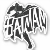 Batman Ink Brush-naam Sticker (Voorkant)