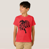 Batman Ink Brush-naam T-shirt (Voorkant volledig)