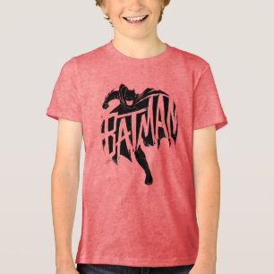 Batman Ink Brush-naam Tri-Blend Shirt