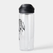 Batman Ink Brush-naam Waterfles (Achterkant)