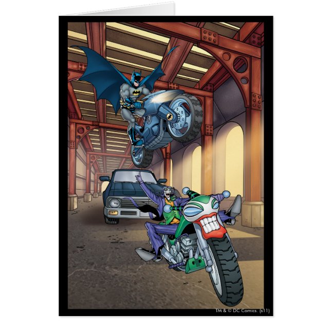 Batman & Joker - Motos à cheval (Devant)