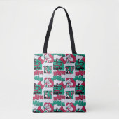 Batman | Joker Santa Pattern Tote Bag (Voorkant)