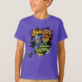 Batman | Joker's Goblin' Up All of Gotham's Snoep T-shirt (Voorkant)
