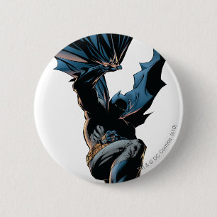 Batman Jumping Down Action Shot Ronde Button 5,7 Cm