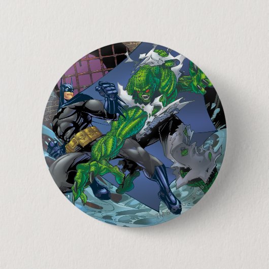 Batman - Killer Croc Ronde Button 5,7 Cm (Voorkant)