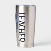 Batman Kleurenbijlage Leraar Geïsoleerde Drinkbeker (Achterkant)
