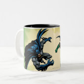 Batman Knight FX - 20B Tweekleurige Koffiemok (Voorkant links)