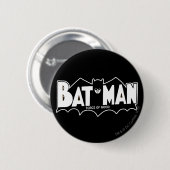 Batman | Kracht van goede 60s Logo Ronde Button 5,7 Cm (Voorkant /achterkant)