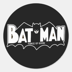 Batman   Kracht van goede 60s Logo Ronde Sticker