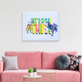 Batman | Laten we dit doen Canvas Afdruk (Insitu (Woonkamer))