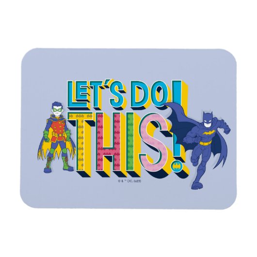 Batman | Laten we dit doen Magneet (Horizontaal)
