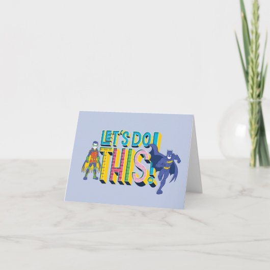 Batman | Laten we dit doen Notitiekaartje (Voorkant)