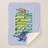 Batman | Laten we dit doen Sherpa Deken (Voorkant)