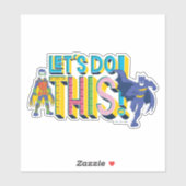 Batman | Laten we dit doen Sticker (Vel)