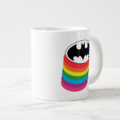 Batman Layered Rainbow Logo Extra Grote Beker (Voorkant rechts)