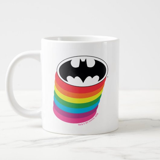 Batman Layered Rainbow Logo Extra Grote Beker (Links)