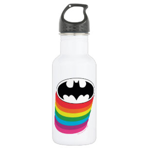 Batman Layered Rainbow Logo Waterfles