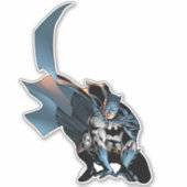 Batman Leaping Forward Sticker (Voorkant)