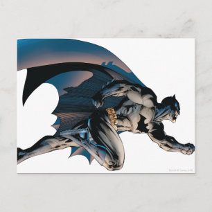 Batman Leaping Side Uitzicht Briefkaart
