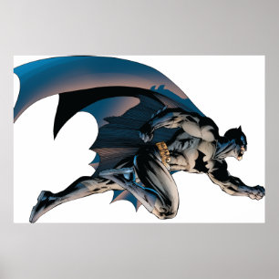 Batman Leaping Side Uitzicht Poster