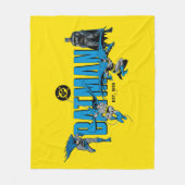 Batman Legends Forever Graphic Fleece Deken (Voorkant)