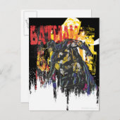 Batman Line Art Collage Briefkaart (Voorkant / Achterkant)