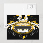Batman Logo met auto's Briefkaart (Voorkant / Achterkant)