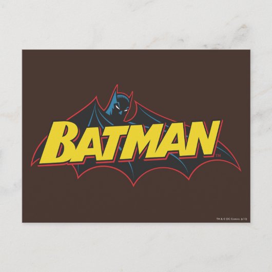 Batman | Logo oude school Briefkaart (Voorkant)