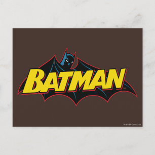 Batman   Logo oude school Briefkaart