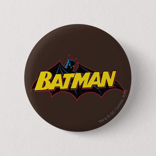 Batman | Logo oude school Ronde Button 5,7 Cm (Voorkant)