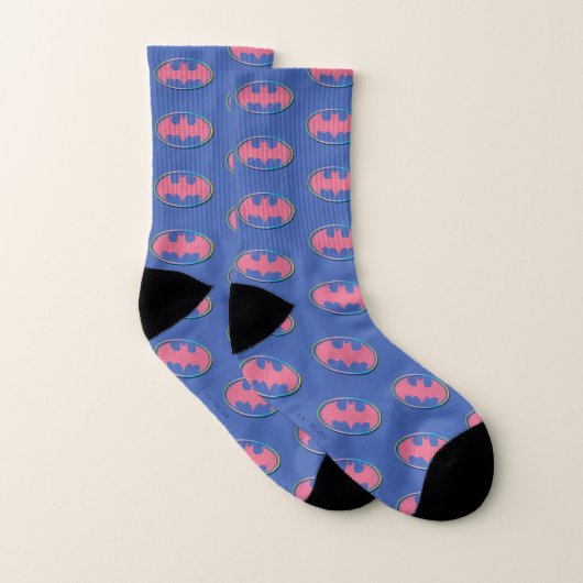 Batman | Logo Pink Polka Dot (Paire)
