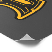 Batman | Logo Turquoise Poster (Hoek)