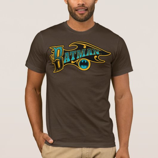 Batman |  Logo Turquoise T-shirt (Voorkant)